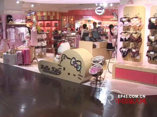 澳亚卫视报道Hello Kitty凯蒂猫少女内衣品牌