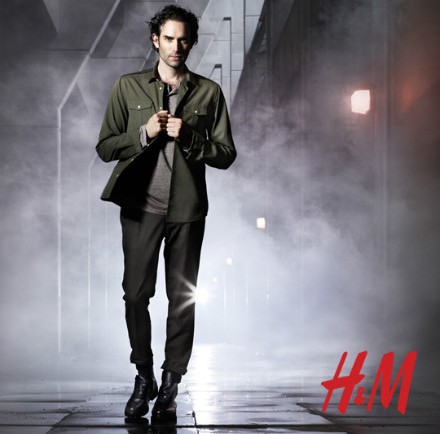 H&M最新一季男装搭配——十足军装风