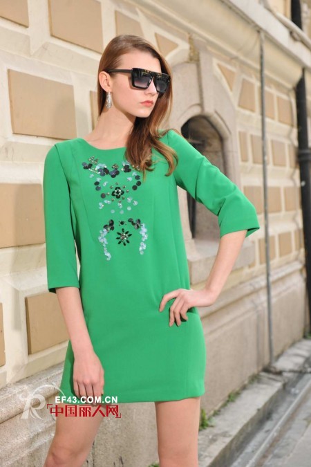 欧维女装2014新品预览 用绿色点亮生活