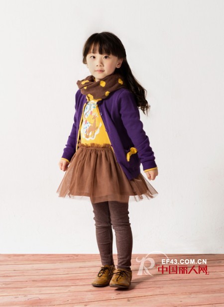 紫色服装款式怎么搭配 童装颜色怎么搭配