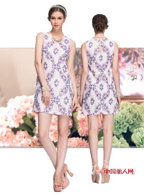 自由鸟品牌2014春季新款连衣裙  自由鸟2014春季新款图片