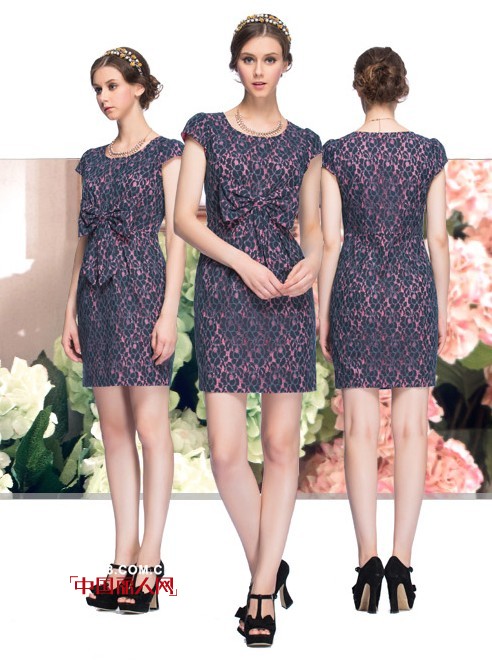 自由鸟品牌2014春季新款连衣裙  自由鸟2014春季新款图片