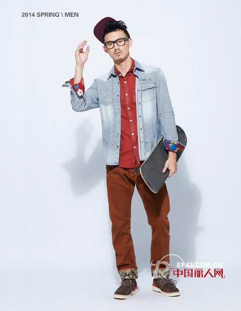 jasonwood   2014男装牛仔裤的春天