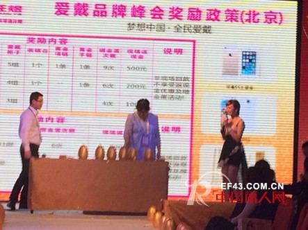 “梦想中国 全民爱戴”爱戴内衣品牌峰会(北京)隆重举行