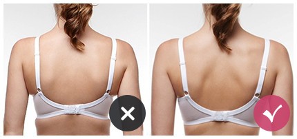 如何判断文胸底围是否合适内衣穿戴合适的检查方法