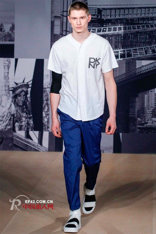 DKNY 发布2015春夏男装 持续随性休闲风格