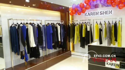 KAREN SHEN时尚女装成功进驻锡林浩特市维多利亚商场