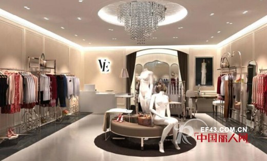 唯一VOINGE女装品牌店铺形象升级 简约欧式风格低调奢华