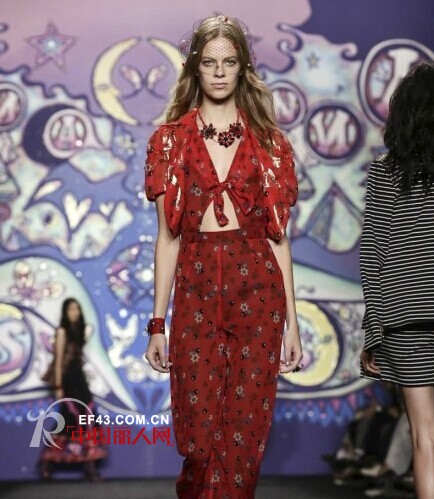 纽约时装周接近尾声  ANNA SUI发布2015春夏系列
