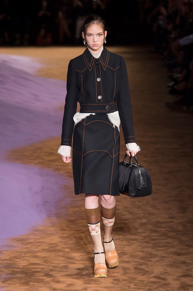 米蘭時裝周Prada 2015春夏系列新品發布