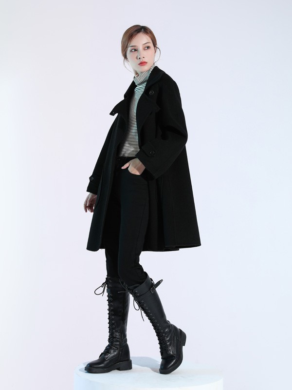 吉米赛欧冬季时尚黑色外套 宝妈们的贴心选择