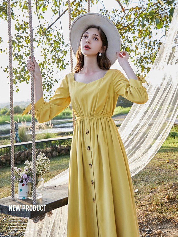 "淡黄的长裙"这个夏天的神仙单品