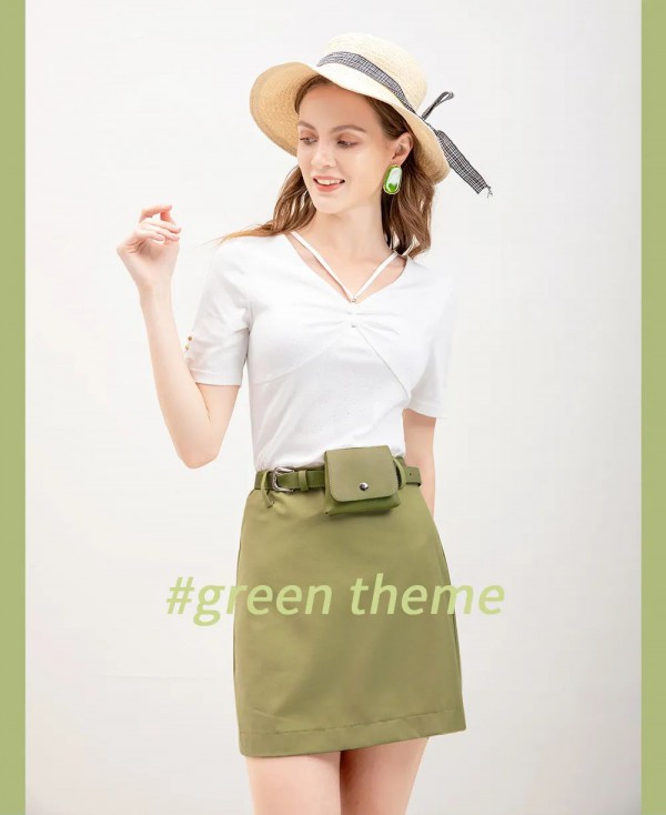 ZDORZI卓多姿女装品牌夏季绿色新品上市