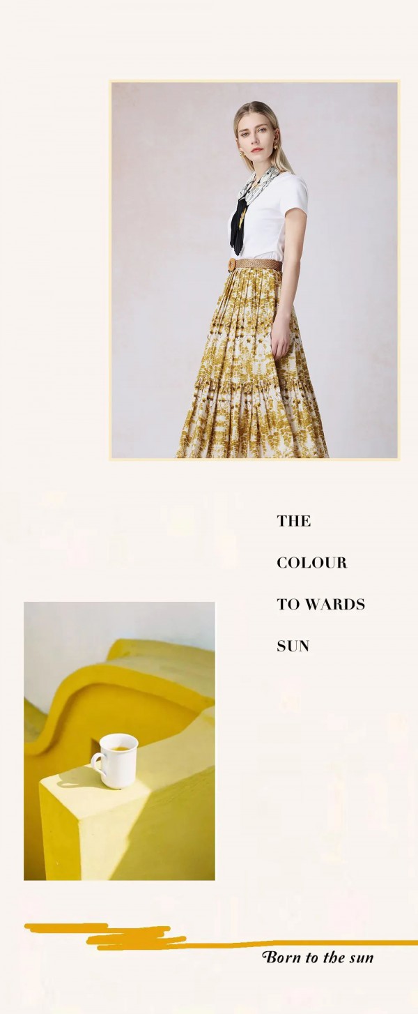 西纳维思女装苍兰黄 向“阳”而生的色彩