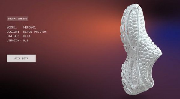 美國街頭品牌與科技公司推出3D打印運動鞋