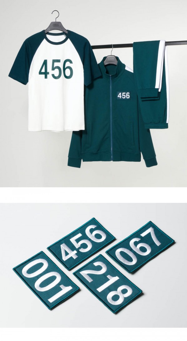 韩国商城Musinsa X 《鱿鱼游戏》456运动服联名即将发售！售价45600韩元！