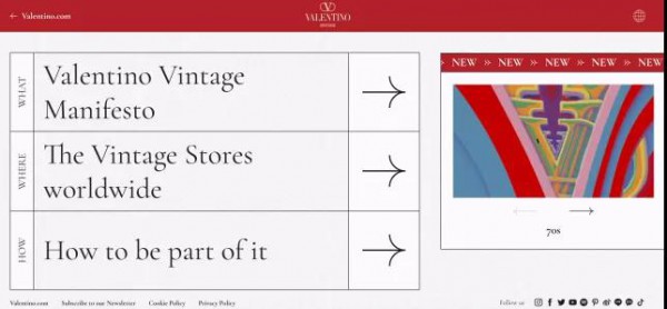 华伦天奴Valentino推出古着转售项目,二手奢侈市场究竟有多少欢迎？
