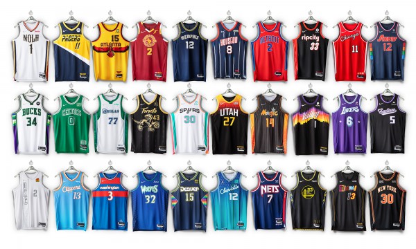 耐克发布NBA75周年城市版秋衣系列