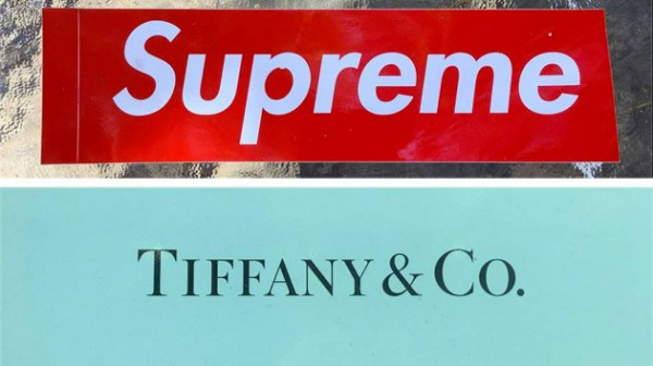 珠宝商Tiffany & Co.官方确认将与潮牌Supreme合作