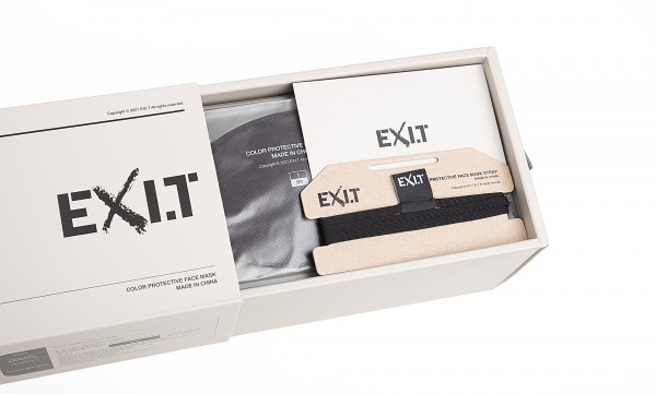 I.T 旗下的男裝品牌EXI.T推出限定防护口罩