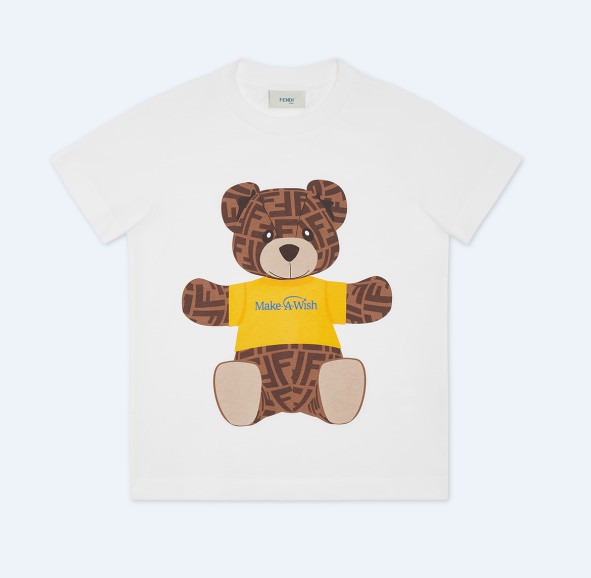 奢侈品牌Fendi与非营利组织合作发布T恤,用于救助重病儿童实现愿望
