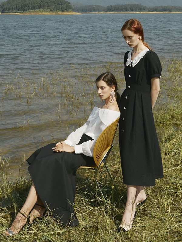 夏季黑白裙子搭配 溫柔可愛風&優雅氣質風哪款適合你？