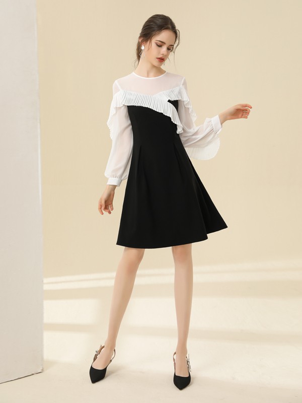 夏天来一件具有设计感的连衣裙吧 黑白款&棕色款你更pick哪款
