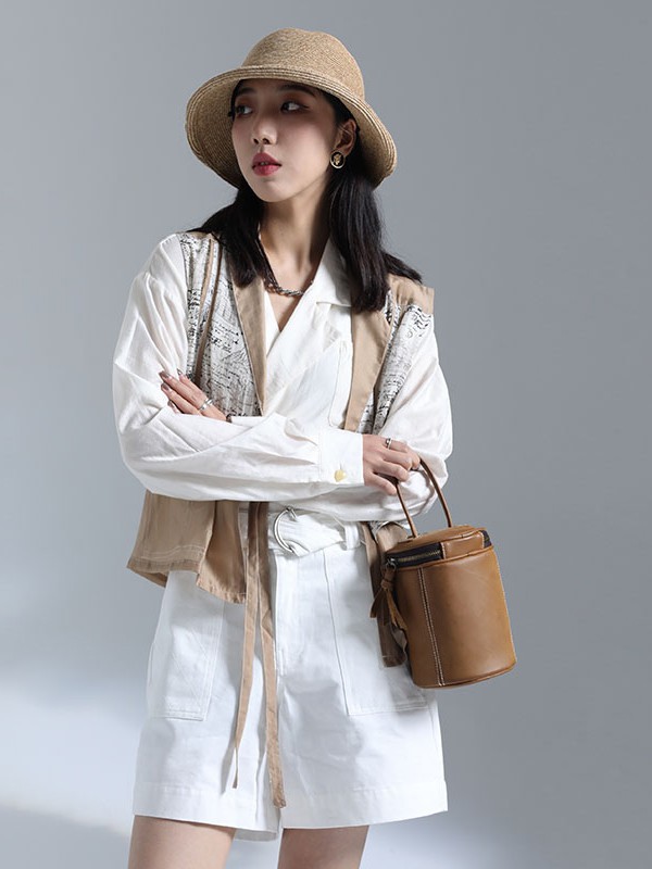 带有日式风格元素的服装怎么搭配更具有时髦感