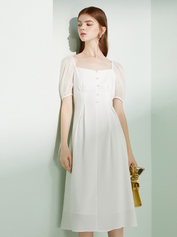 温柔优雅的白色连衣裙怎么穿 怎么搭配更气质