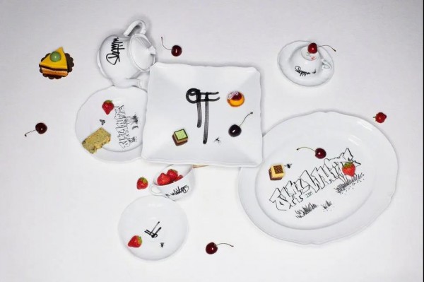 潮牌Off-White与名瓷制造商Ginori 1735合作推出限量餐具！