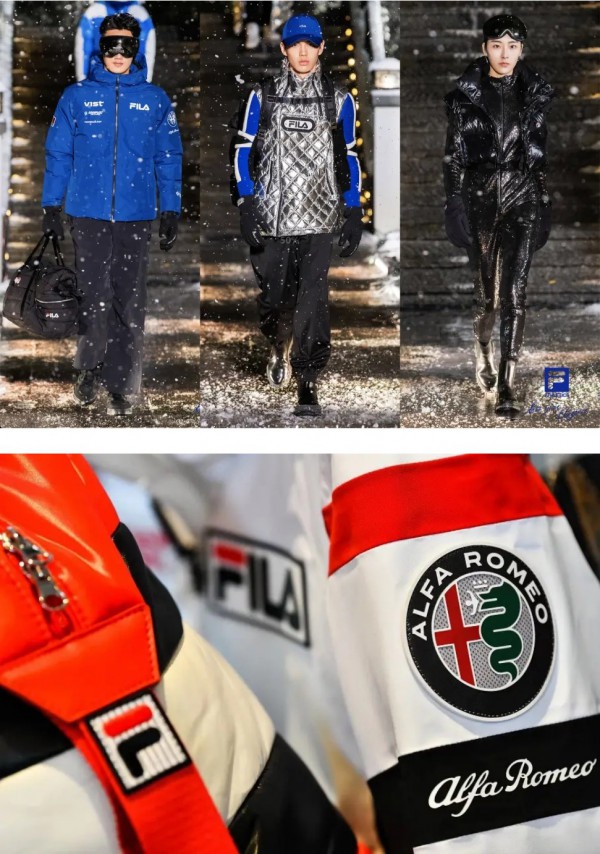 FILA高级运动羽绒系列发布 五方联名大秀续写雪上传奇