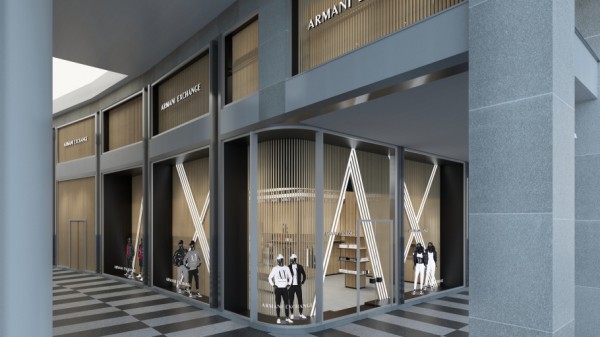 米兰首家A|X Armani Exchange旗舰店于2月21日开业