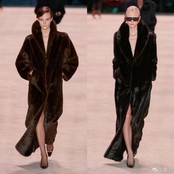 Saint Laurent 2022冬季女装系列 有一种性感叫黑色