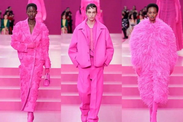 Valentino发布2022秋冬“粉色”系列