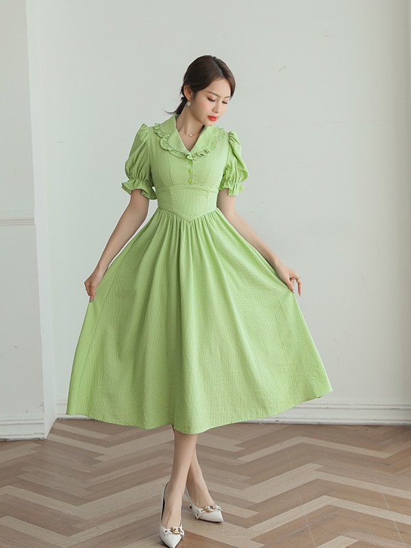 黄皮适合穿绿色吗？绿色裙子怎么搭好看？春天绿色裙子搭配怎么选？