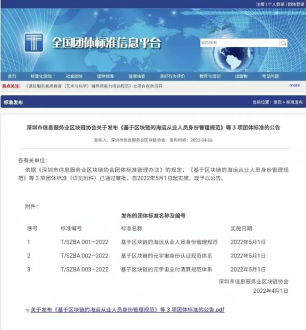 深圳市发布国内首批元宇宙技术标准！