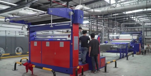 广西梧州市重点项目泰森新纺织产业试投产倒计时！自动化生产,提升生产效率
