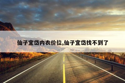 仙子宜岱内衣价位,仙子宜岱找不到了