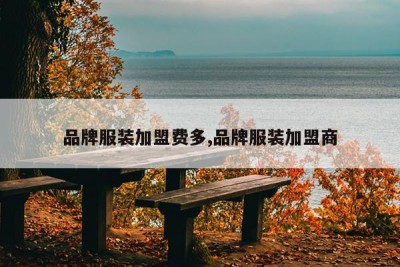 品牌服装加盟费多,品牌服装加盟商