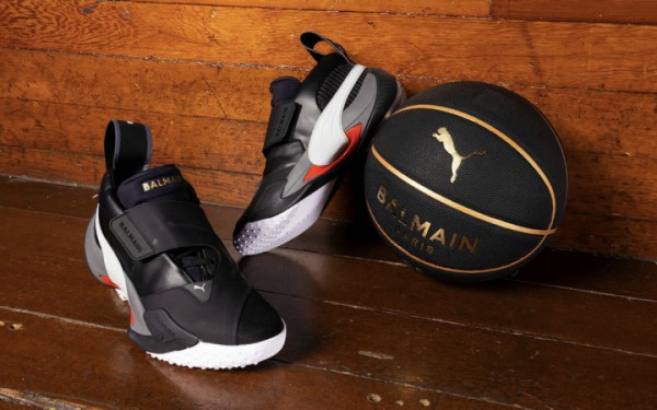 PUMA x BALMAIN推出奢侈品篮球鞋「Balmain COURT」