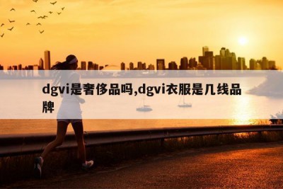 dgvi是奢侈品吗,dgvi衣服是几线品牌