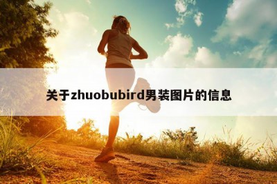 关于zhuobubird男装图片的信息