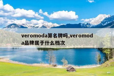 veromoda算名牌吗,veromoda品牌属于什么档次