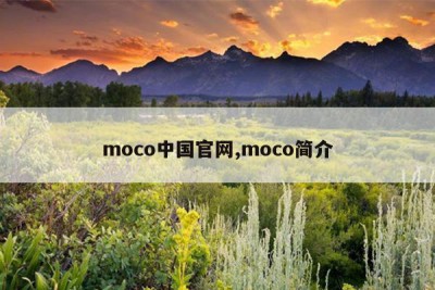 moco中国官网,moco简介