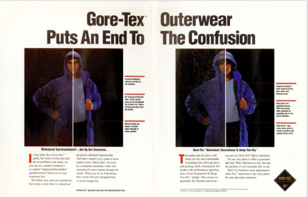 GORE-TEX品牌 “保证使您干爽” 承诺35周年  底气源自性能持久