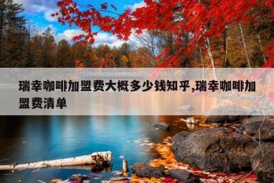 瑞幸咖啡加盟费大概多少钱知乎,瑞幸咖啡加盟费清单