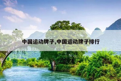 中国运动牌子,中国运动牌子排行