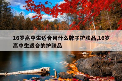 16岁高中生适合用什么牌子护肤品,16岁高中生适合的护肤品