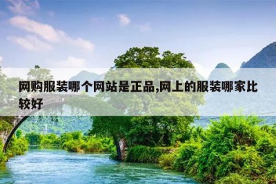 网购服装哪个网站是正品,网上的服装哪家比较好