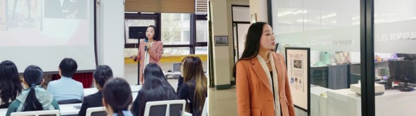 NEWFOUND纽方品牌创始人ReginaFang做客北服BFD商业设计师项目演讲,交流互动,传递东方美学